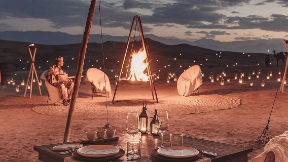Magical Dinner & show on the sunset Of Agafay Desert