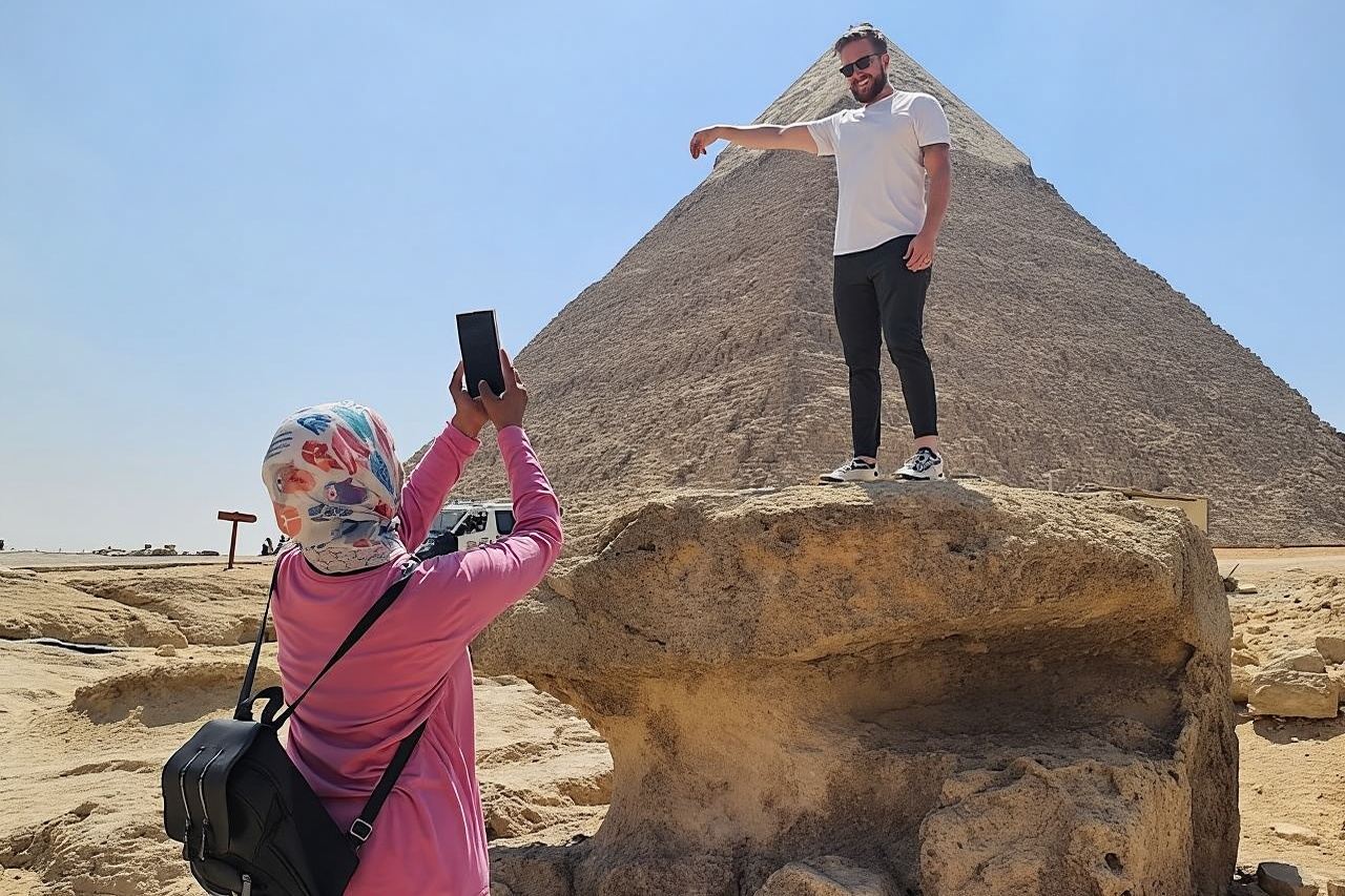 Piramidi di Giza private, Sfinge, cammello, pranzo, 2 tombe, Grande Piramide