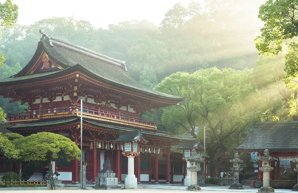 日本福岡清影山如意輪寺& 由布岳登山口&湯布院&別府地獄一日