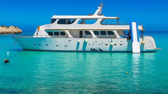 DREAM - Luxury Yacht - HUGE SLIDE - BBQ meal - 1 free drink