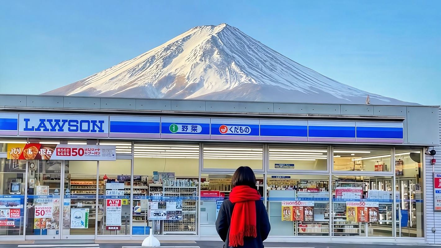 Classic Panoramic Day Trip to Mount Fuji: Arakurayama Asami Park + Lake Kawaguchi + Lake Yamanaka + Oshino Hakkai + Instagram-famous Lawson Convenience Store + Heavenly Ladder Town · Hikawa Clock Shop