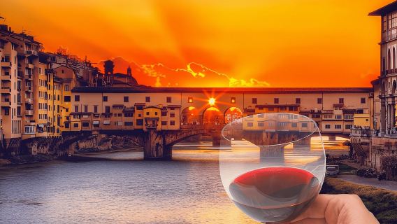 Firenze: tour panoramico al tramonto e degustazione di vini