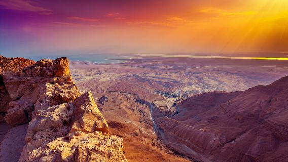 From Tel Aviv: Masada Sunrise, Ein Gedi and Dead Sea Tour