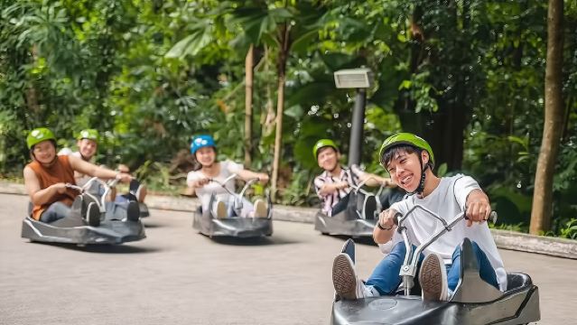 新加坡魚尾獅+Ducktour+天際斜坡滑車一日遊