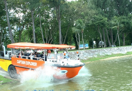 新加坡Captain Explorer 鴨子船（含自助午餐或自助晚餐）