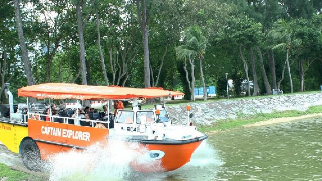 新加坡Captain Explorer 鴨子船(含自助午餐或自助晚餐)