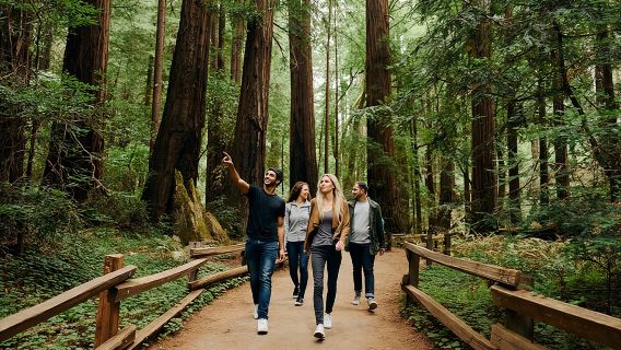 ทัวร์ซานฟรานซิสโก, เมียร์วูดส์, ซอซาลิโต และอัลคาทราซ (ตัวเลือกเสริม)