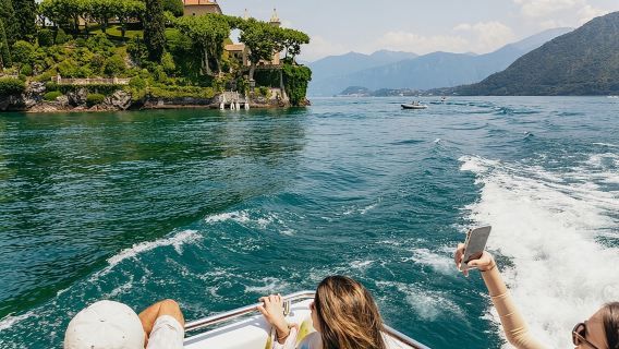 Lago de Como y Bellagio con crucero privado en barco incluido