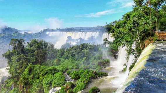 Tour privato di un giorno intero alle Cascate di Iguazu con volo da Buenos Aires