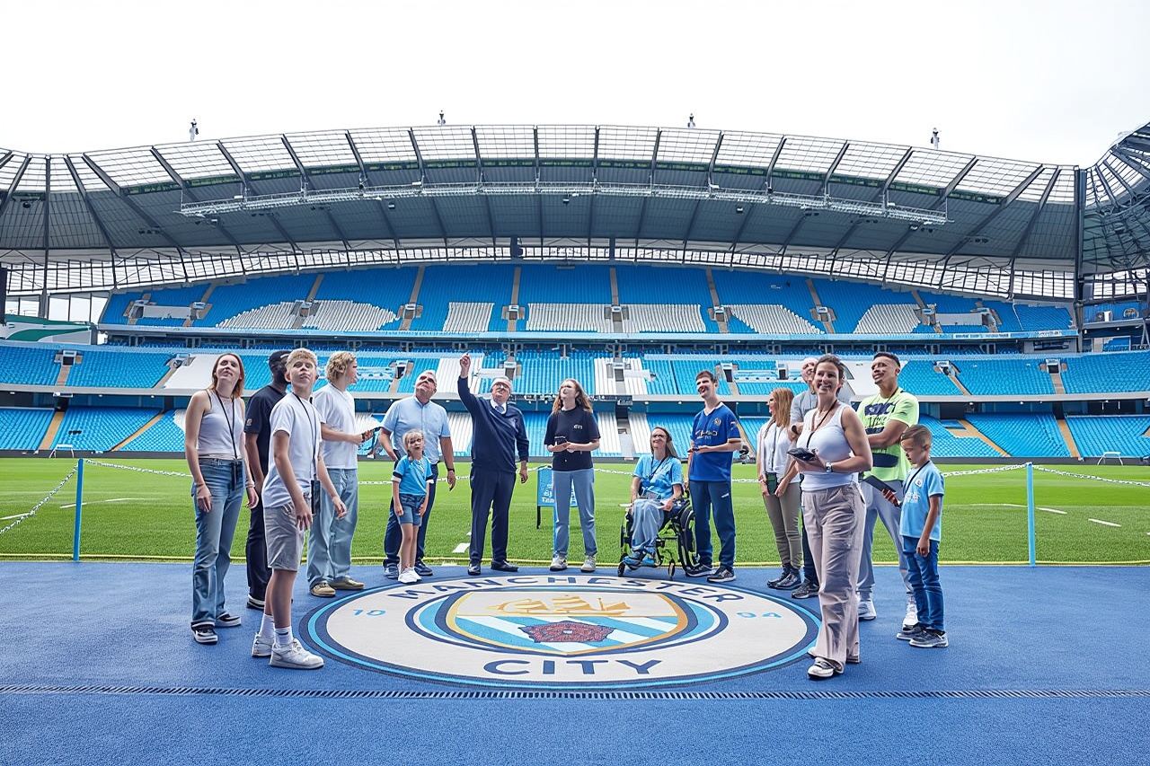 El tour por el estadio del Manchester City