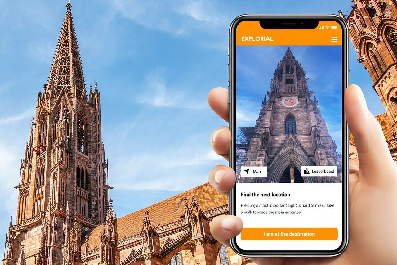 Caccia al tesoro e tour autoguidato delle attrazioni di Friburgo in Brisgovia