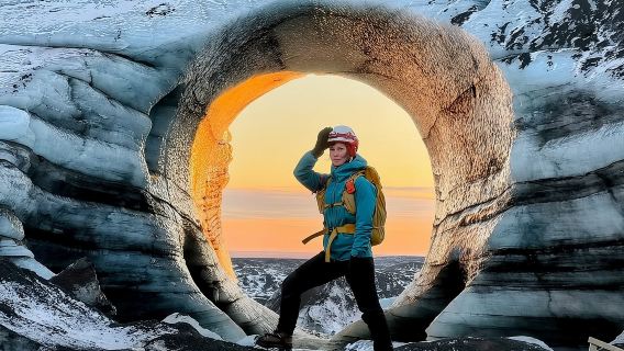 Iceland Katla Volcano + Seljalandsfoss + Skogafoss + Black Beach one-day tour