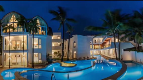 三亞分界洲島·露營（過夜）【三亞亞龍灣│游泳池「3房」營地+麻將+廚房│海棠灣免稅城】