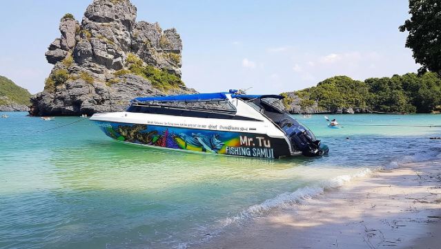 Mr. Tu Day Trip to Angthong Marine Park by Speed Boat from Koh Samui