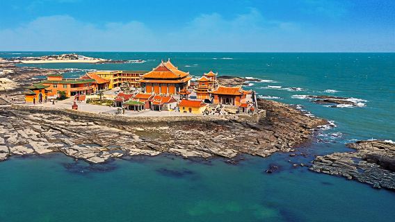 【五星好評梧林+永寧全程導覽】洛伽寺+黃金海岸+小威海六勝塔