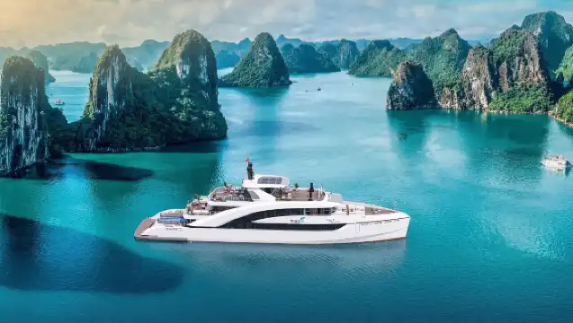 하노이 출발 하롱베이 일일 투어 + 럭셔리 크루즈 + 카약 + 해산물 뷔페