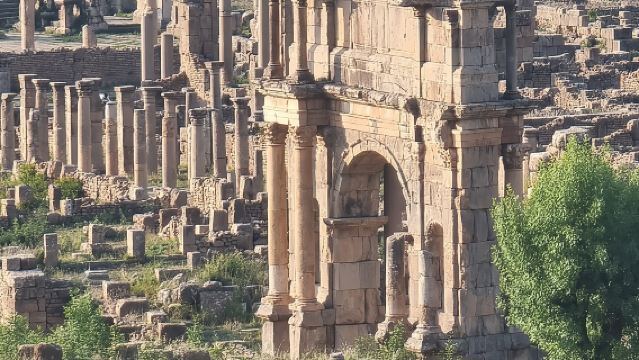 Djemila Roman Ruins in a Private Day