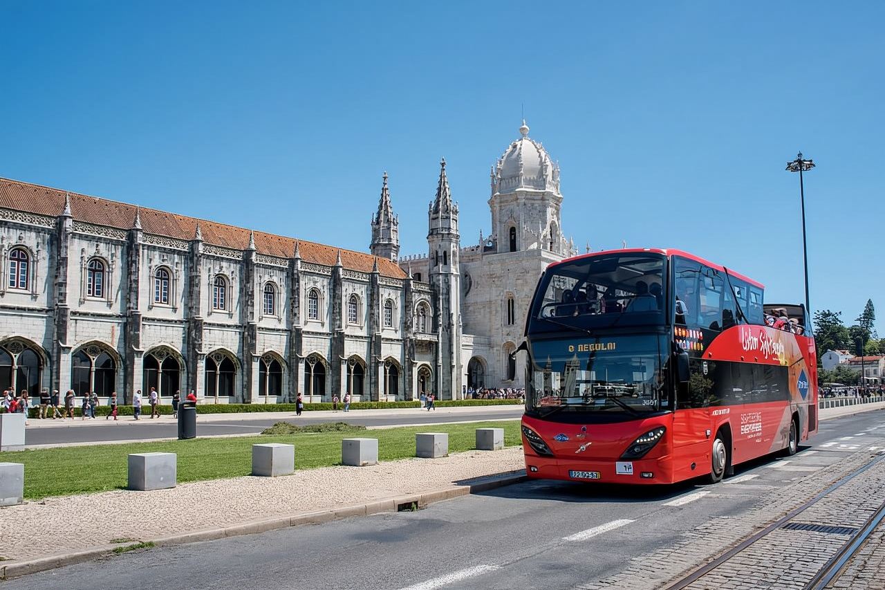 Lissabon: Hop-On/Hop-Off-Bus und Boot mit Ozeanarium-Ticket