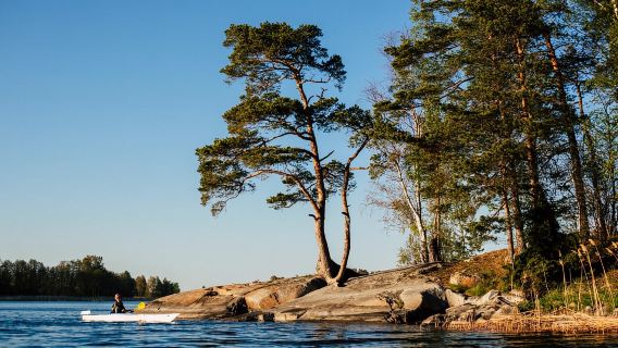 Stockholm: Self Guided Kayak Adventure in Nature Reserve