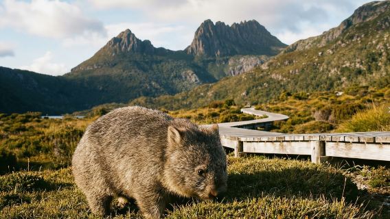 【相約萌寵袋熊】澳洲塔州朗塞斯頓搖籃山+壁畫小鎮
