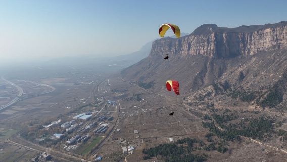 新鄉滑翔傘飛行體驗【新鄉輝縣滑翔傘飛行體驗】