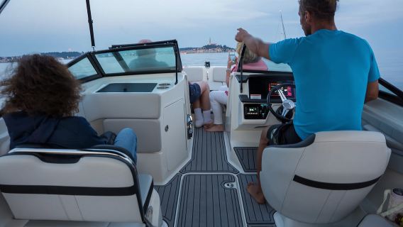 Rovinj : Excursion en bateau rapide avec lever de soleil, dauphins et pêcheurs au travail