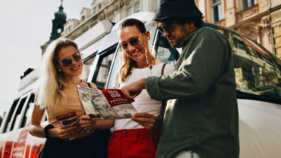 Prague Hop-On Hop-Off Bus: 24-Hr or 48-Hr Tour + Audio Guide