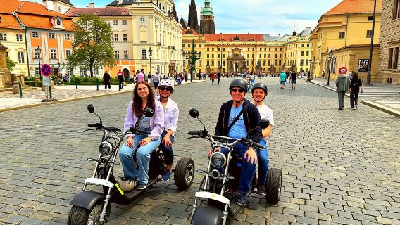 Live-Guided Tour - Trike-Harley Adventure of Prague
