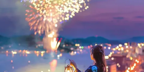 日本北海道洞爺湖支笏湖花火一日遊中文/英文司導