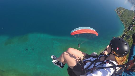 Paragliding experience with pick up in Ohrid