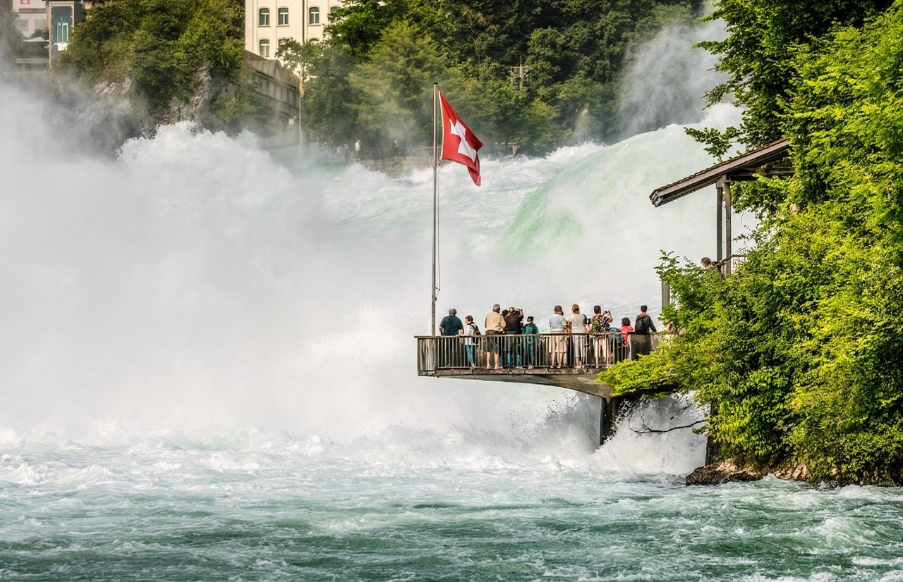 Rhine Falls & Stein Old Town Half-Day Tour from Zurich with Admission Ticket