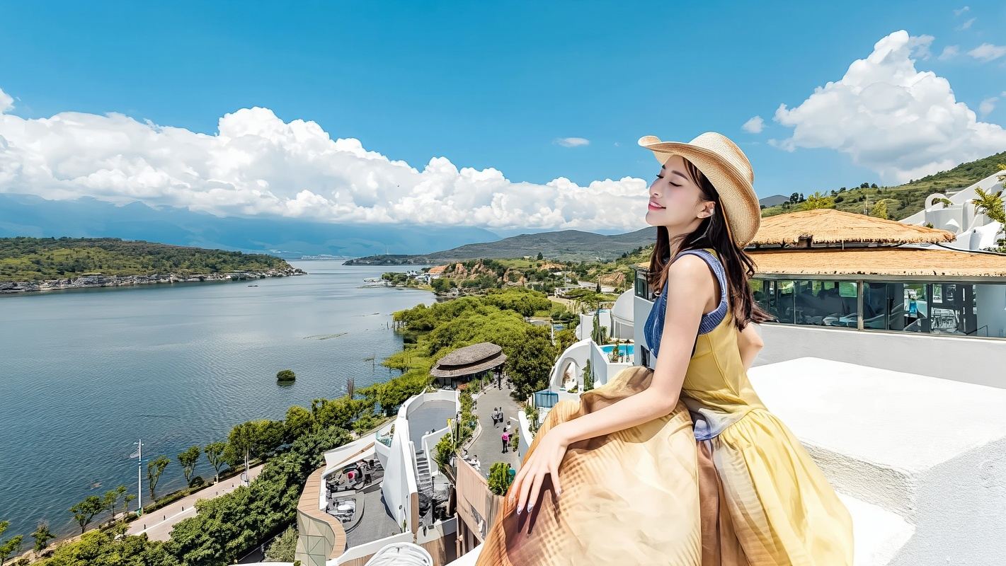 大理1日遊【聖托尼里+雙廊古鎮+喜洲古鎮+洱海S灣】贈送中餐