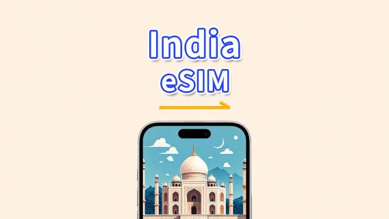 India eSIM | 4G | Daily/Total Data Package | 1-30 days | Natural Day Billing | QR code
