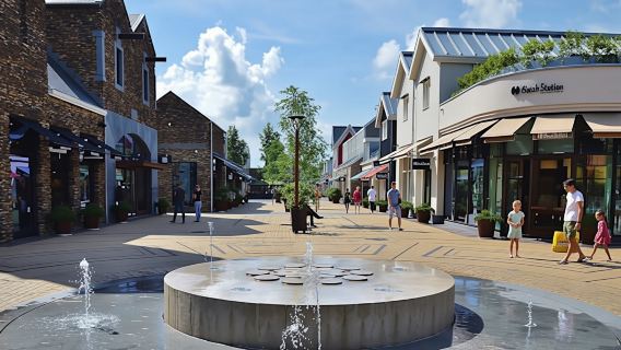 Shopping experience at Bataviastad Fashion Outlet with private transportation