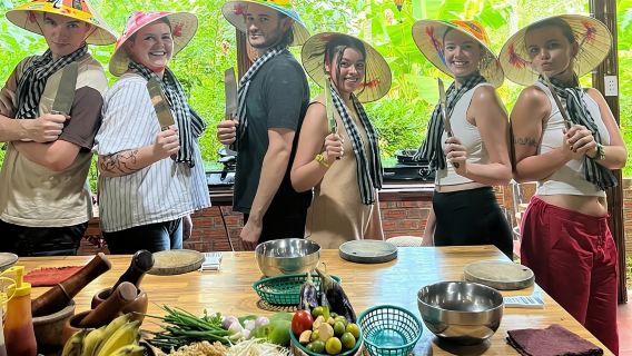 HộiAnTrà Quế farming &Cooking Class-BasketBoat Ride,Crab fishing