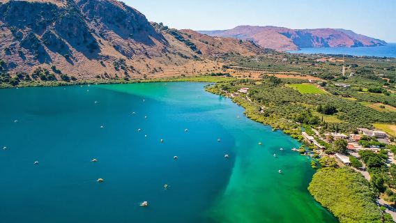 one-day tour to Rethymnon, Margarites and Kournas in Crete, Greece