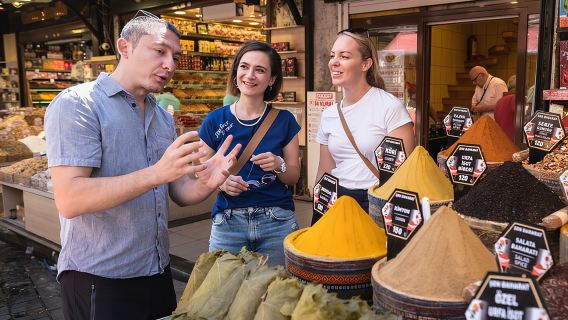 Istanbul Taste of Two Continents Food Tour - Spice Market & Ferry