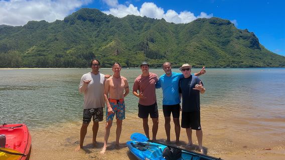 Kahana Bay River to Ocean: Kayak and Stand Up Paddle Board Rental