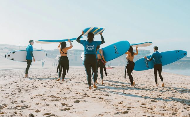 Personalized Surf Lessons Riding Dakhla's Ocean Waves