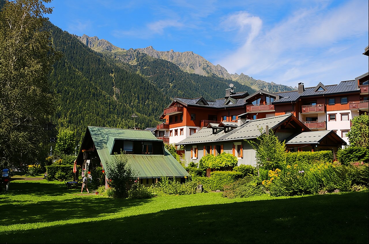 one-day tour to Mont Blanc and Chamonix (English tour group can choose Aiguille du Midi/Glacier Blue