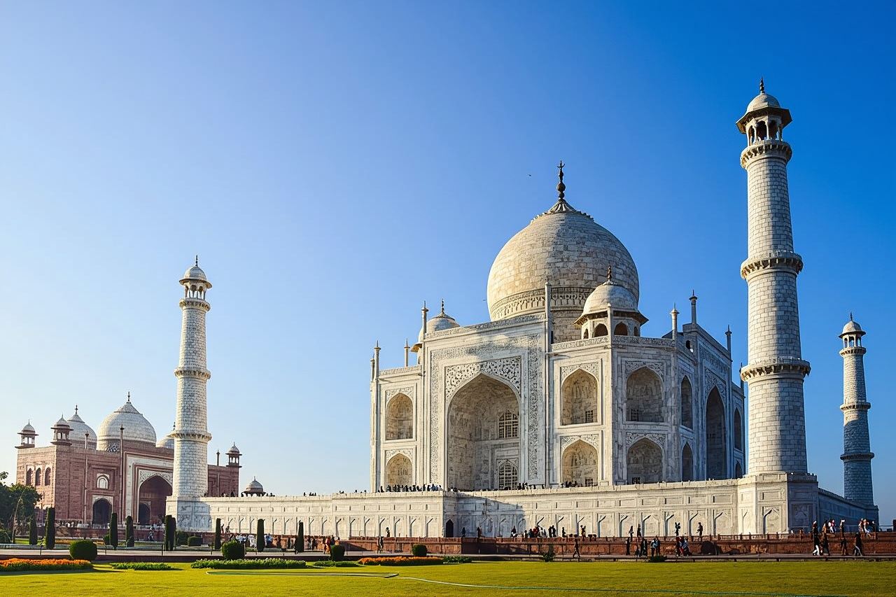 Tour di un giorno al Taj Mahal all'alba e ad Agra da Jaipur