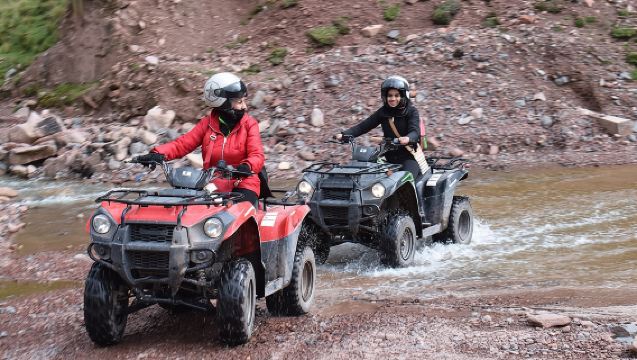 Rainbow Mountain In Quad Bike