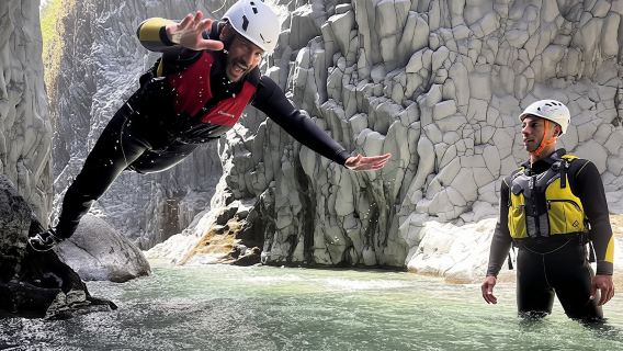 Body rafting along Alcantara River