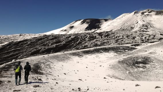 Etna Sud: Trekking invernale in alta quota con guida alpina