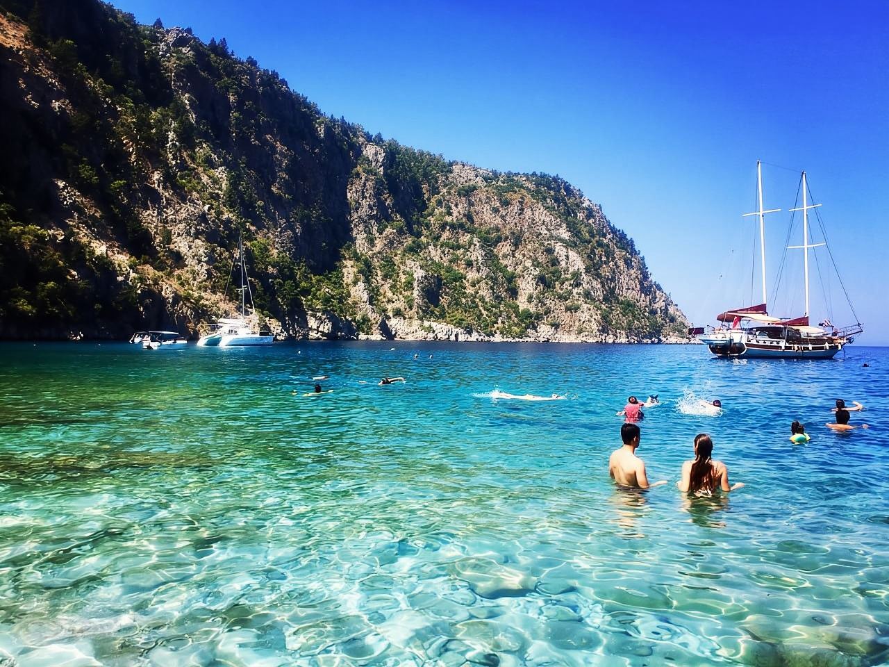 Fethiye: Boat Tour to Butterfly Valley with Beach Time