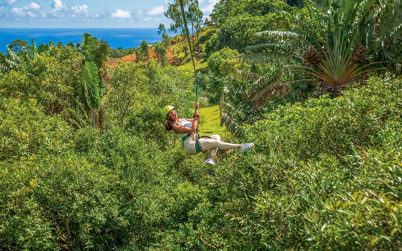 มอริเชียส: ทัวร์ผจญภัย 6 รอบซิปไลน์ที่ Vallé Advenature Park