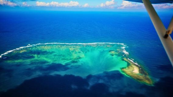 Tour panoramique privé en hydravion sur la côte est de l'île Maurice
