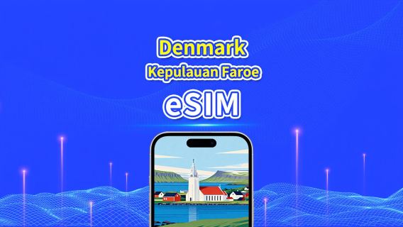eSIM Denmark + Kepulauan Faro | 5G/4G | Paket data harian/total | 1-30 hari | Penagihan 24 jam | kode QR
