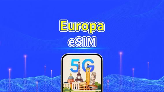 Europa 5G eSIM  | Compatibile con AI e TikTok | Pacchetto dati giornaliero/totale | 1–30 giorni | Fatturazione 24 ore | Codice QR