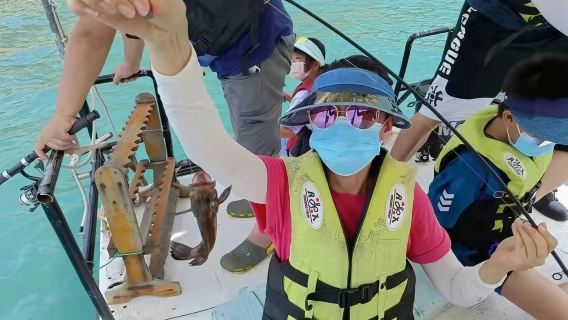 【週末出遊優選】海南三亞釣魚海釣體驗/漁民體驗/4小時純海釣體驗（海上觀光海釣/魚獲可帶走/全頂棚不晒）